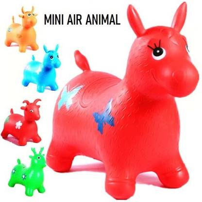 HALO NATION Mini Bouncy Animal Hopper Inflatable Jumping Bouncing Toy Small Size