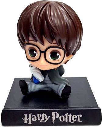 द पार्टी बूस्टर Harry Potter with owl Bobblehead for Desk and Car Dashboard