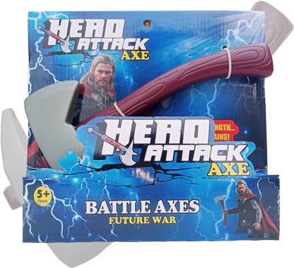 SONI CREATION ENTERPRISE "Unleash the Epic Battle with the Hero Attack Axe Toy: Ignite Your Imagination!"