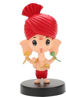 Webby Bal Ganesh Bobblehead Toys | God Statue for Car Dashboard and Office Table