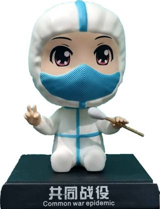 THEPARTYBOOSTER Corona Worrier Bobble Head for Desk and Car Dashboard