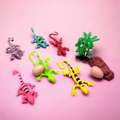 SABIRAT Lizard Toys For Kids, Spark Your Imagination [Set Of: 1, Random Color]