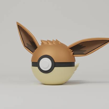 Yup That 3D Guy EEVEE THEMED POKEBALL