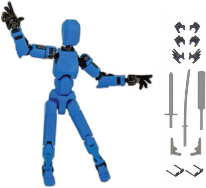 Vaali Store Assembly Completed 3D Printed Action Figure with Weapon
