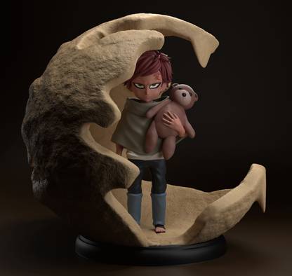 Yup That 3D Guy Baby Gaara From Naruto