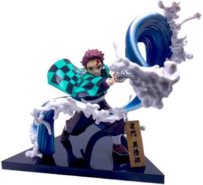 RVM Toys Anime Demon Slayer Tanjiro Kamado 17cm Water Dragon Action Figure Collectible