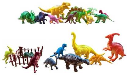 Toyvala Realistic Dinosaur Figures Playset Rubber Animal Dinosaur Toys - 14