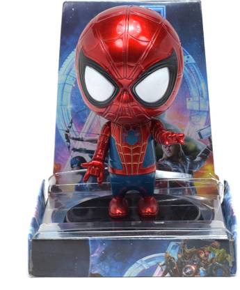 Daiyamondo Super Hero Solar-Powered Dancing Spider Man Bobble Head Eco-Friendly Solar Decor
