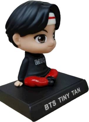 gtrp BTS-JIM Bobblehead with Mobile Holder for Car Dashboard, Office Desk