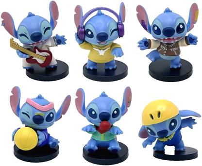 RVM Toys Stitch Mini Set of 6 Action Figure Toy