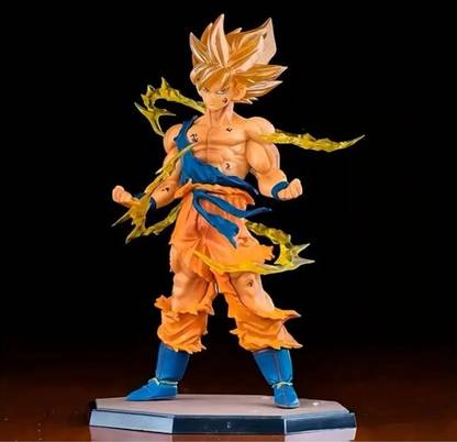 SSAppliances Dragon Ball Z Goku Action Figure with Flame Base |16 cm Anime Action Figures Toy