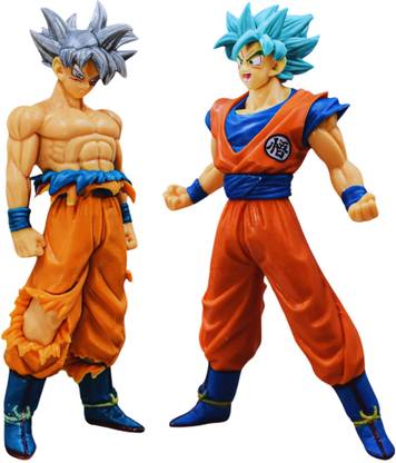 Mallexo Goku Action Figures Set 2PCs Dragon Ball Z Toys for Kids Anime Toy Set-18CM