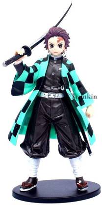 Trunkin Demon Slayer Tanjiro Kamado Kimetsu No Yaiba Action Figure, Figurine with Stand