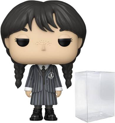 Funko POP Wednesday - Wednesday Addams Vinyl Figure (Bundled with Compatible Box Prote