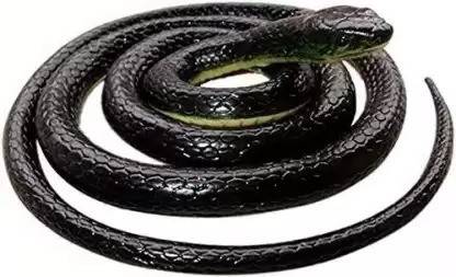 Game Phactory Rubber Black Snake Scare Toy/Prank toy/fake toy
