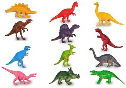 Toyvala Realistic Dinosaurs Animals Figures Toys Set with Tree and Barricade for Kids-JT