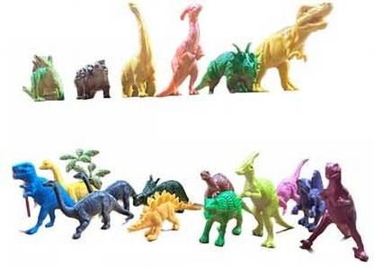 Toyvala Realistic Dinosaur Figures Playset Rubber Animal Dinosaur Toys - 18