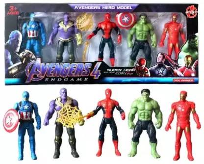 Just craft Marvel Avengers Super Hero Action Figure Toy Set For Kids