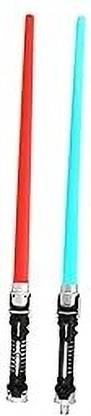 Pinaka Children Star Wars Light Saber Red And Blue Color With Sound (Set Of 2)