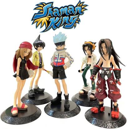 Mubco Shaman King Series Action Figure Anime PVC Collectible Toys Kids Gift Set of 5