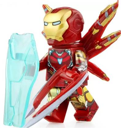 FOZZO-SK Super Hero IRON MAN Building Blocks DIY Legoing Mini Toy Figure Avengers Cartoon