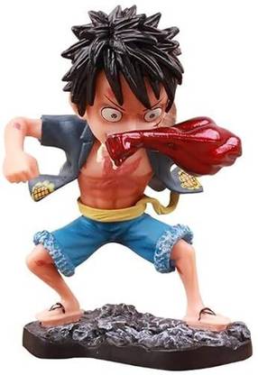 funfob One Piece Monkey D Luffy Action Figure Height-12CM(Luffy Mini 2 Hands)