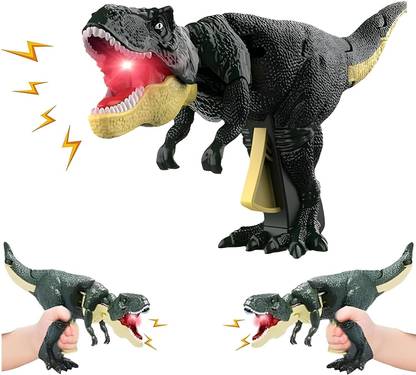 TODZPLAY T Rex Dinosaur Toy Roaring,Simulation Sound Effect Shake Head Swing Tail