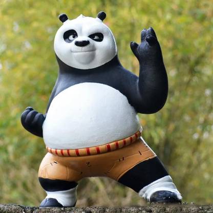 Mubco Kung Fu Panda Po Figure Piggy Bank Anime Collectible Model Toys Kids Gift | 20cm