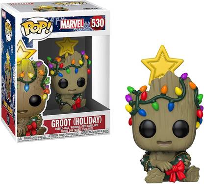 Funko Pop! Marvel: Holiday - Groot with Wreath, Multicolor