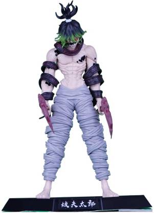 OFFO Demon Slayer Anime Gyutaro Action Figure For Home Decor and Office Desk
