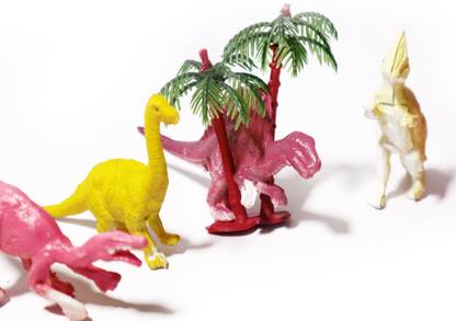 Stylein 6 Colourful Dinosaur Kingdom Toy Play Set for Kids,Educational Toy Set for Kids,