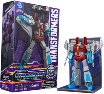 TRANSFORMERS AMK Series W2 Generation One Starscream Action Figure, Age 15+