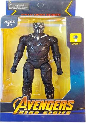 MOSKLIN Superhero Action Figures Toys, Collectible Figures Black Panther Pack of - 1