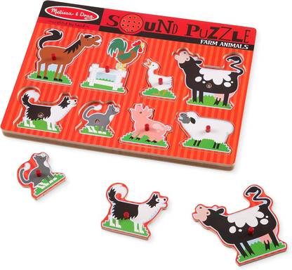 MELISSA & DOUG First Shapes Jumbo Knob Wooden Puzzle