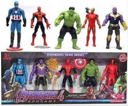Xcillince Toys Avengers Toys Set - Captain America, Ironman, Hulk, Ant Man and Thor