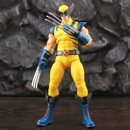 GT Gala Time Wolverine 17cm Action Figure - Movable Joints Collectible Figurine for Boys