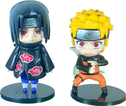 iouche Pack of two anime action figure Naruto Itachi And Naruto Action Figure
