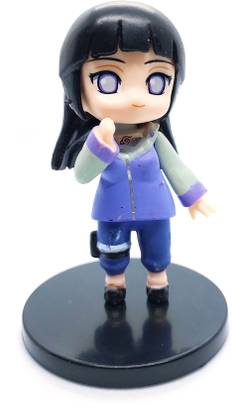 Masi Traders Naruto Anime Hinata Action Figure with Stand - 6.5cm