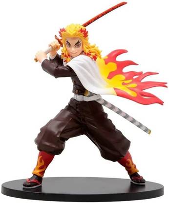 RVM Toys Anime Rengoku Kyoujurou Demon Slayer Red Sword Action Figure 14cm Toy