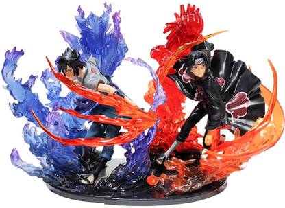 RVM Toys Anime Fire Uchiha Itachi Sasuke Naruto Action Figure 20 Office Study Table Toy