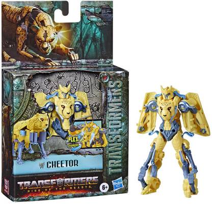 TRANSFORMERS Rise of the Beasts Movie, Flex Changer Cheetor Converting Action Figure, 6-inch
