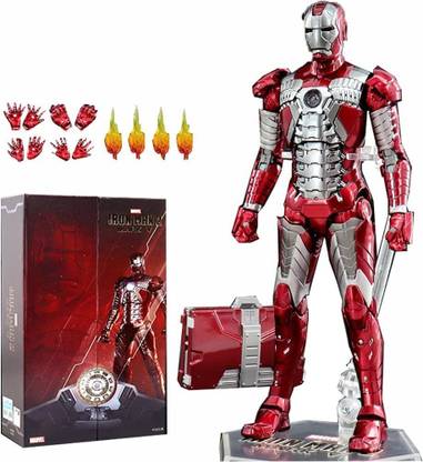 Delite New IRON MAN Mark Suit ZD TOYS Action Figure Avengers Movie Model MCU