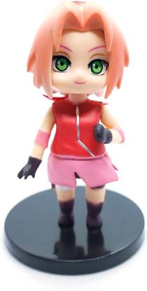 Masi Traders Naruto Anime Sakura Action Figure with Stand - 6.5cm