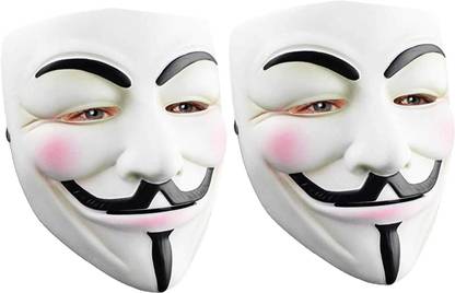 AEFSATM Vendetta Halloween Anonymous mask Decorative Mask