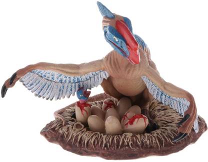 Lyla Realistic Jurassic Dinosaur Model Figure Kids Toy Gift Blue Oviraptor