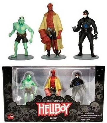 Dark Horse Comics Hellboy 4" PVC Action 3 Figure Set
