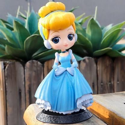 DECOR SPIRIT Cinderella Q Posket 15cm Action Figure | Cinderella Toy Figure For Home Decor