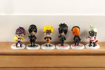 Wodec PACK OF 6 NARUTO LEGENDARY MINIATURE ACTION FIGURES
