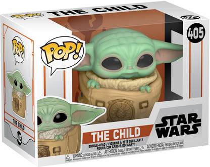 Funko Pop! Star Wars: The Mandalorian Toy, The Child Grogu in a Bag