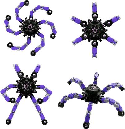 KIDOLOGY Stretch Monster Fidget Spinner Robot Toy Creative Top Spinning Hand Toy